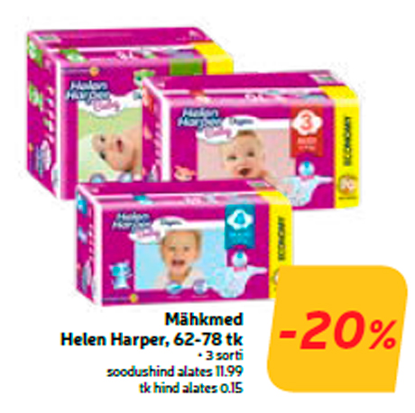 Mähkmed Helen Harper, 62-78 tk  -20%
