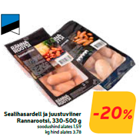 Sealihasardell ja juustuviiner Rannarootsi, 330-500 g  -20%