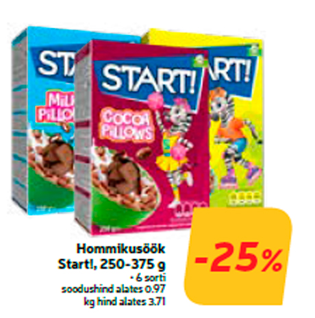 Hommikusöök Start!, 250-375 g  -25%
