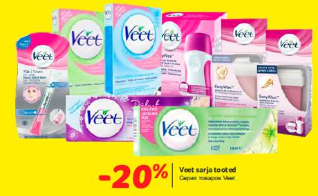 Veet sarja tooted -20%