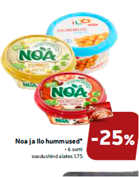 Noa ja Ilo hummused*   -25%