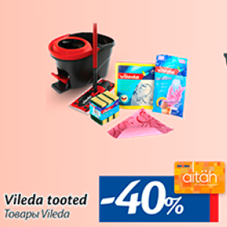 Vileda tooted  -40%