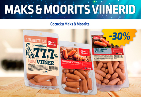 MAKS&MOORITS VIINERID  -30%