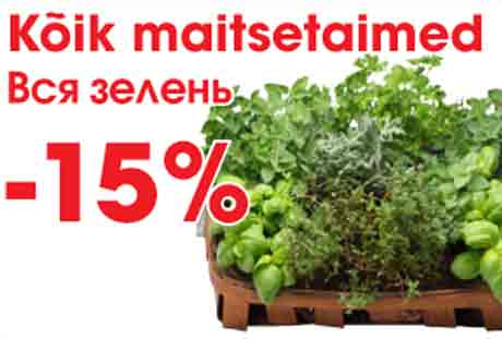 Kõik maitsetaimed  -15%