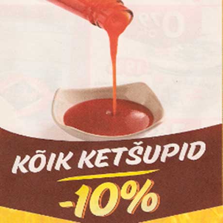 Ketšupid - 10%