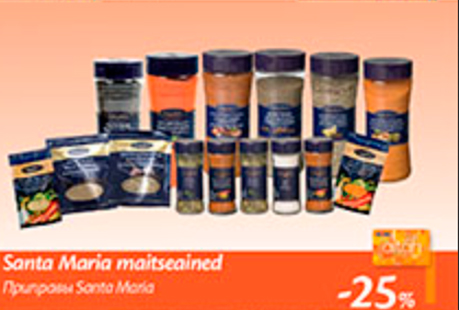 Santa Maria maitseained  -25%