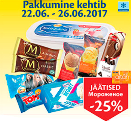 JÄÄTISED  -25%