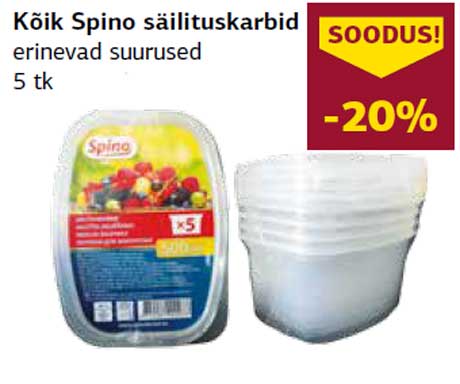 Kõik Spino säilituskarbid -20%