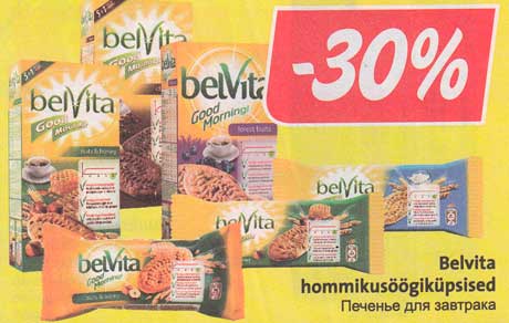 Belvita hommikusöögiküpsised  -30%