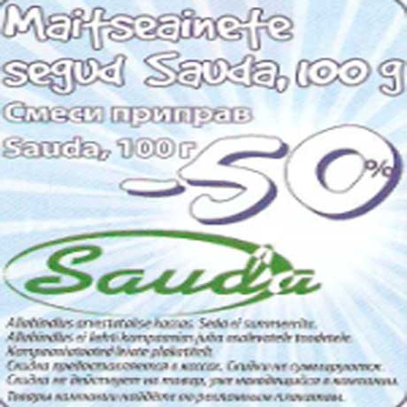 Maitseainete segud Sauda,100 g -50%