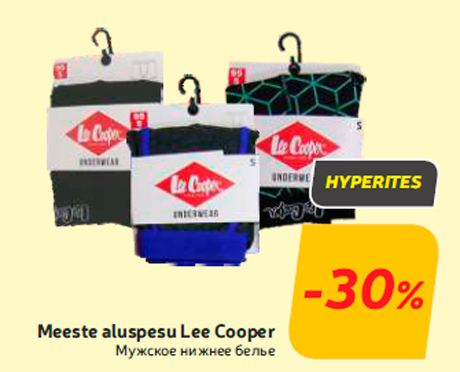 Meeste aluspesu Lee Cooper -30%