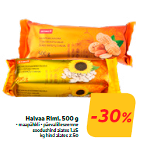 Halvaa Rimi, 500 g -30%