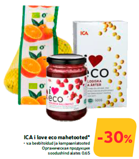 ICA i love eco mahetooted*  -30%