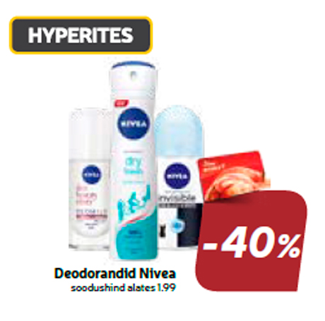 Deodorandid Nivea  -40%