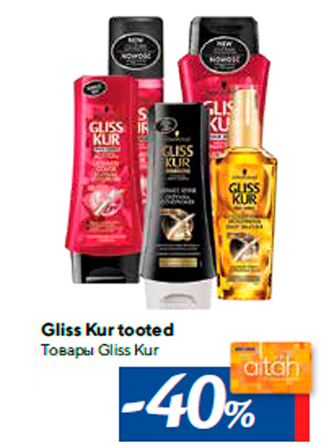 Gliss Kur tooted -40%