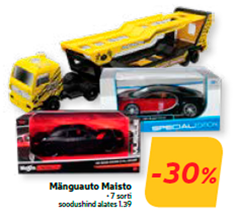 Mänguauto Maisto  -30%
