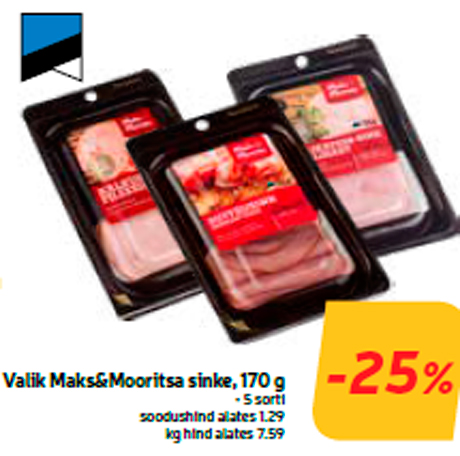 Valik Maks&Mooritsa sinke, 170 g  -25%
