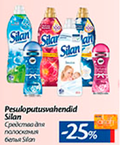 Pesuloputusvahendid Silan -25%