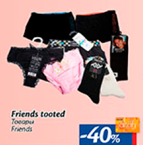 Friends tooted  -40%