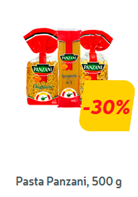 Pasta Panzani, 500 g  -30%