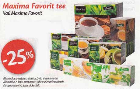 Maxima Favorit tee -25%