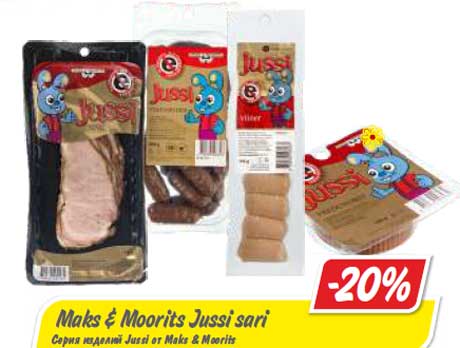 Maks & Moorits Jussi sari  -20%