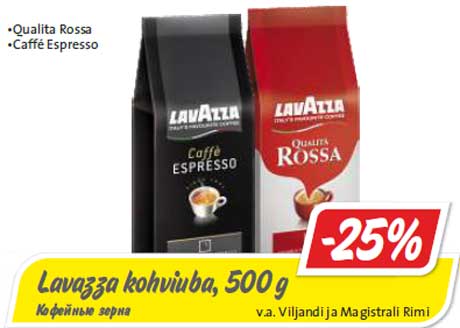 Lavazza kohviuba, 500 g  -25%