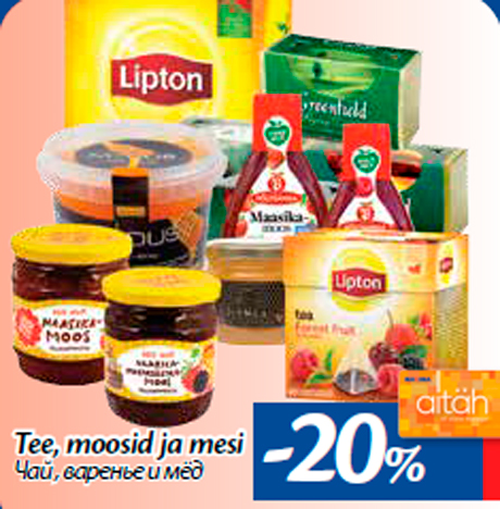 Tee, moosid ja mesi -20%