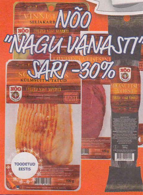 NÕO "NAGU VANASTI" SARI  -30%