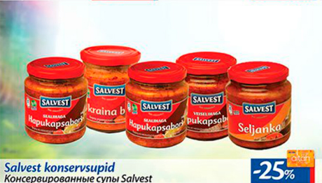 Salvest konservsupid  -25%