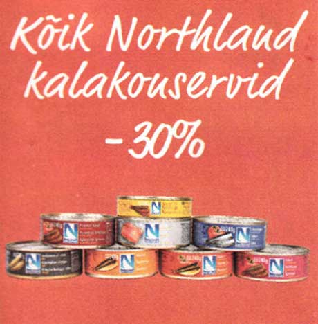 Kõik Northland kalakonservid  -30%