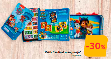 Valik Cardinal mänguasju* -30%