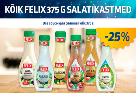 KÕIK FELIX 375 G SALATIKASTMED  -25%