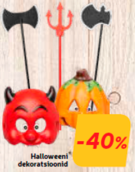 Halloweeni dekoratsioonid  -40%