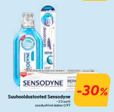 Suuhooldustooted Sensodyne  -30%
