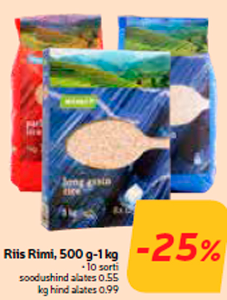 Riis Rimi, 500 g-1 kg  -25%
