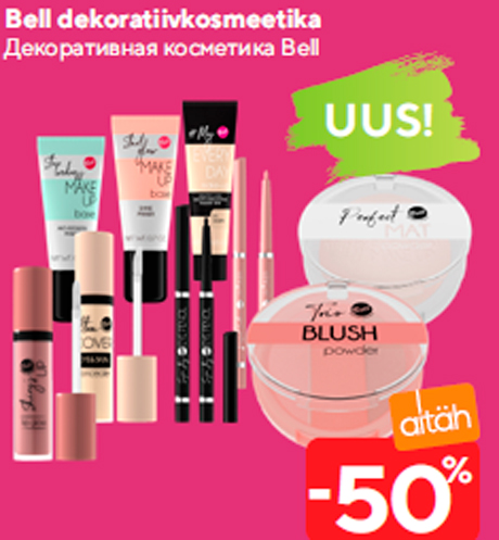 Bell dekoratiivkosmeetika  -50%