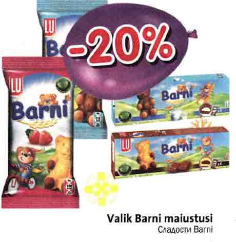 Valik Barni maiustusi