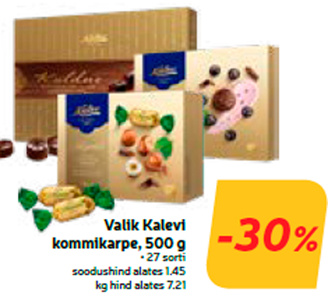 Valik Kalevi kommikarpe, 500 g  -30%
