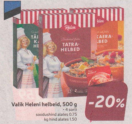 Valik Heleni helbeid, 500 g  -20%
