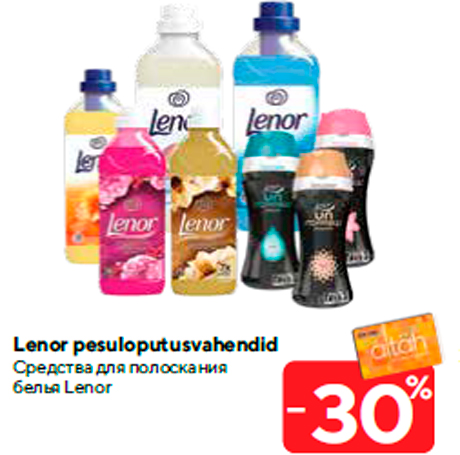 Lenor pesuloputusvahendid -30%