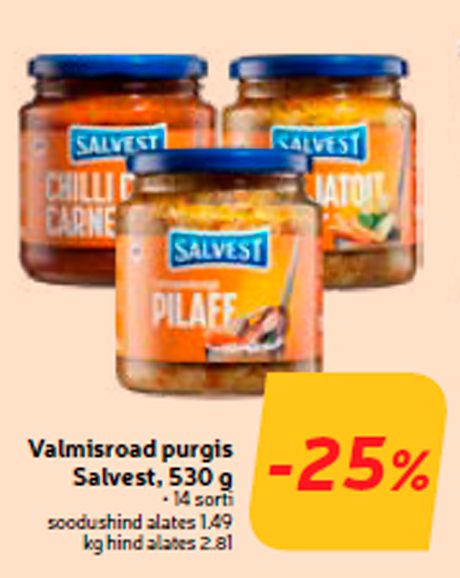 Valmisroad purgis Salvest, 530 g -25%