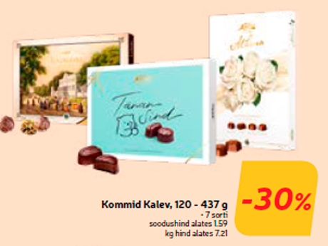 Kommid Kalev, 120 - 437 g -30%