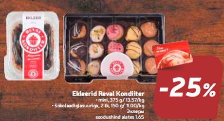 Ekleerid Reval Kondiiter  -25%
