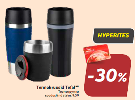 Termokruusid Tefal**  -30%