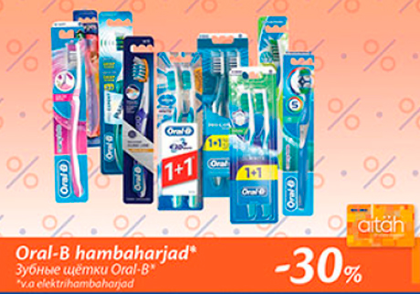 Oral-B hambapasta* -30%