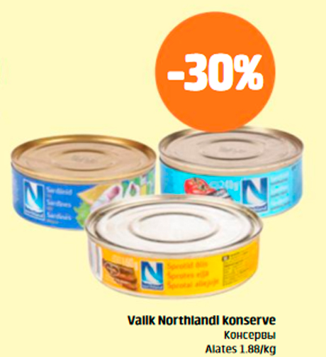 Valik Northlandi konserve  -30%