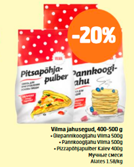 Vilma jahusegud, 400-500 g  -20%