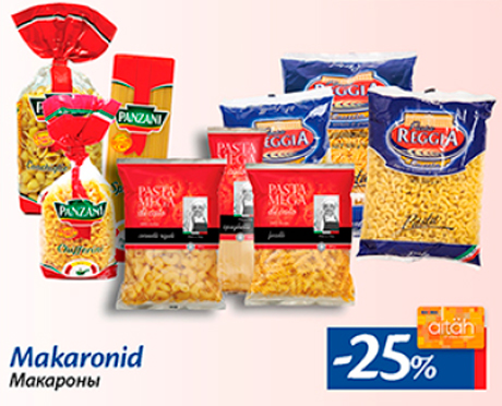 Makaronid  -25%