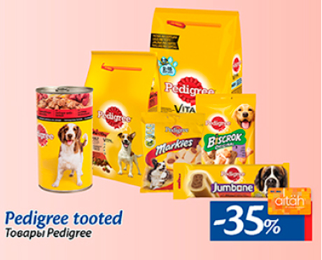 Pedigree tooted  -35%